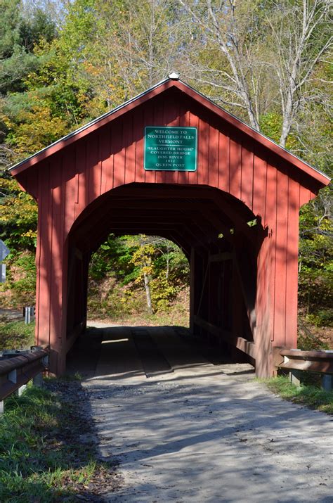 Covered Bridge In Northfield Vt Covered Bridges American