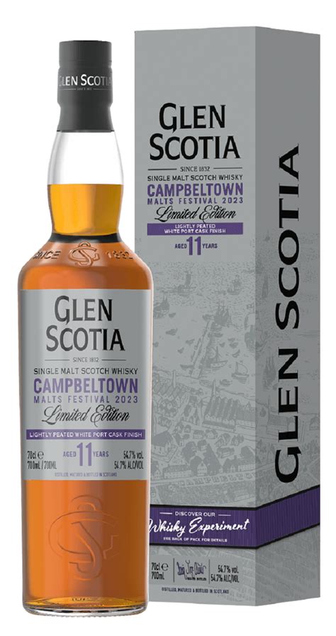 Glen Scotia Year Old Lightly Peated White Port Cask Finish Limited