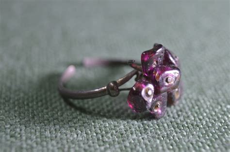 Купить Кольцо, колечко с камешками. Винтаж. в интернет-аукционе ...