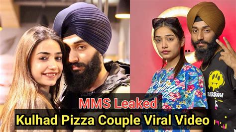 Sehaj Arora Gurpreet Kaur Kulhad Pizza Couple Viral Video Youtube