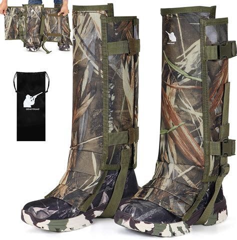 Snake Gaiters For Hunting Waterproof Snake Chaps Snake Guards Snake