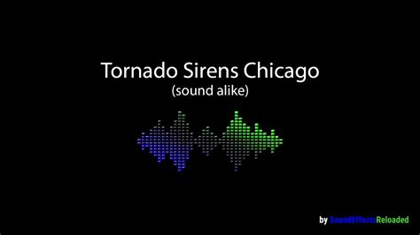 Tornado Sirens Chicago Sound Effect Youtube