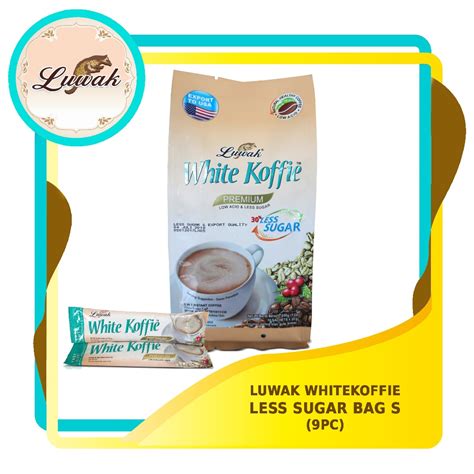 Jual Luwak White Koffie Less Sugar Bag S Pc Shopee Indonesia