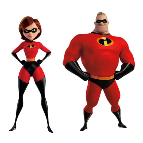 Mr Incredible And Elastigirl Png By Jakeysamra On Deviantart