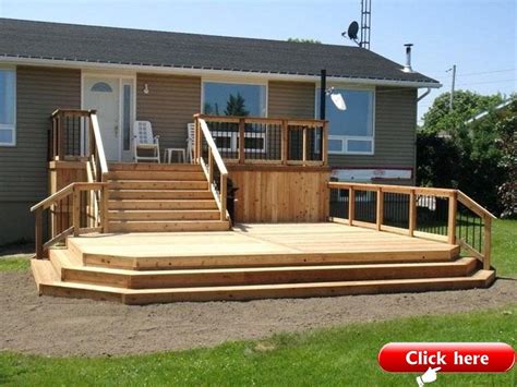 Multi Level Deck Plans Two Level Deck Idea Backyard Decking And Deck