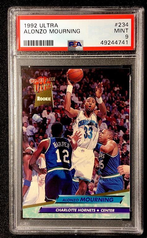 Alonzo Mourning Fleer Ultra Rc Psa Mint Ebay