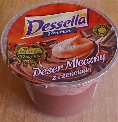 Chwile zasłodzenia Dessella Premium deser mleczny z czekoladą