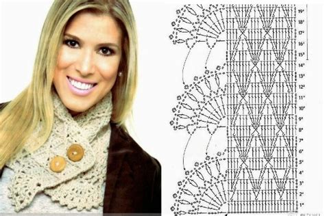 Merveilleux Tour De Cou Au Crochet Avec Diagrammes Pnpg