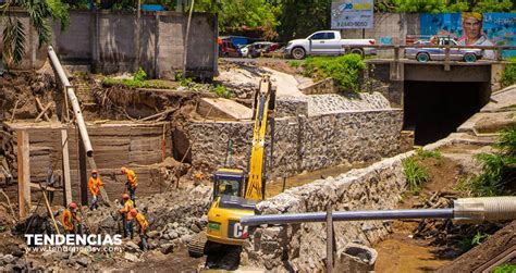 Obras De Mitigación En Río El Molino De Santa Ana Avanzan Tendencias