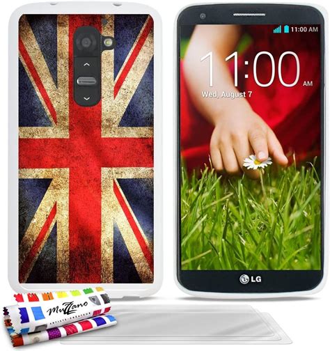 Muzzano F Glossy Soft Case With Union Jack Design Ultraclear