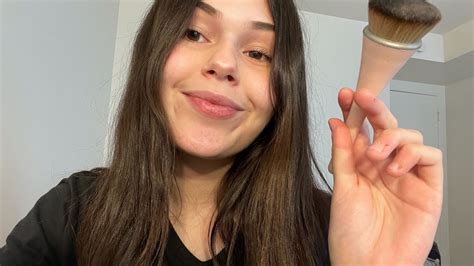 Asmr Mic And Face Brushing🥰 Youtube