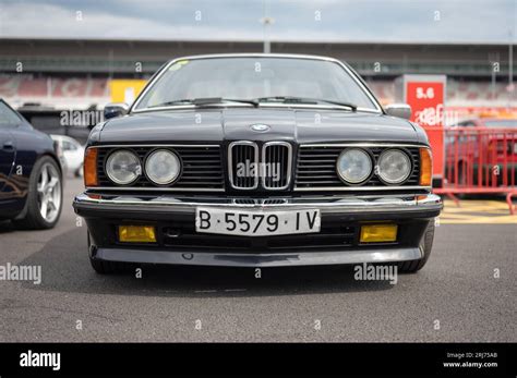 Front View Of A High End Classic BMW E24 6 Series Stock Photo Alamy