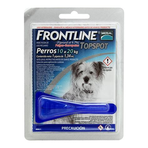 Antipulgas Frontline Para Perros De 10 A 20 Kg 1 34 Ml Walmart