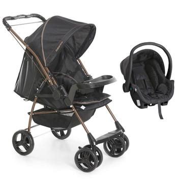 Carrinho Milano Rev Ii Preto Cobre Bebê Conforto Cocoon Galzerano