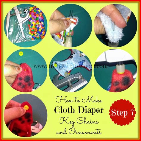 How To Make Cloth Diaper Key Chains And Cloth Diaper Ornaments The