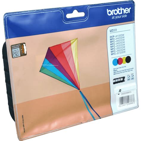 Brother LC 223 Tinten Multipack 4 Farbig CMYK