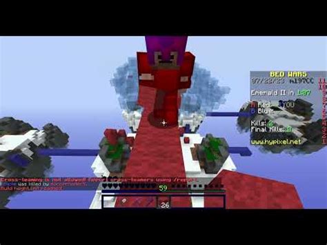 Minecraft Hypixel Bedwars 4v4 GOD Team YouTube