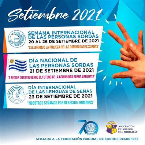 20 Al 26 De Setiembre Semana Internacional De La Persona Sorda