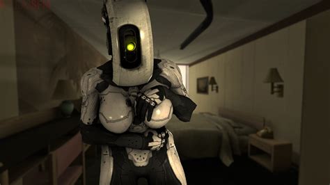 Rule 34 Android Breasts Female Female Only Glados Large Breasts