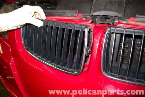 Bmw E Radiator Grill Replacement E E E Pelican Parts Diy