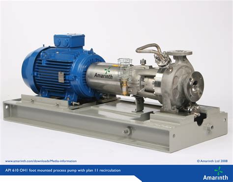 Api 610 Oh1 Process Pump With Plan 11 Recirculation B Series Pump Library