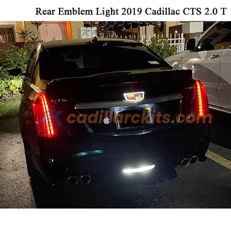 Dynamic Cadillac CTS Rear Emblem Light 2015 2019