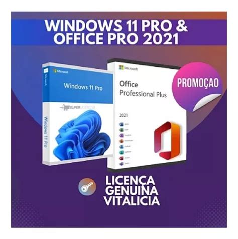 Pack Windows Office Chave Ativa O Licen A Vital Cia