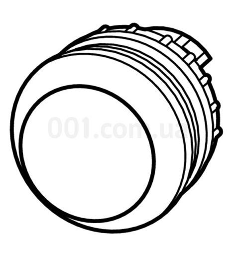 Головка кнопки с самовозвратом плоская черная M22-D-S Eaton (216590 ...