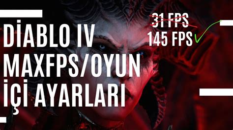 DİABLO IV EN İYİ FPS VE OYUN İÇİ AYARLARI EN İYİ DİABLO 4 AYARLARI