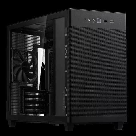 ASUS Prime AP201 Tempered Glass Micro ATX Case Black RB Tech Games