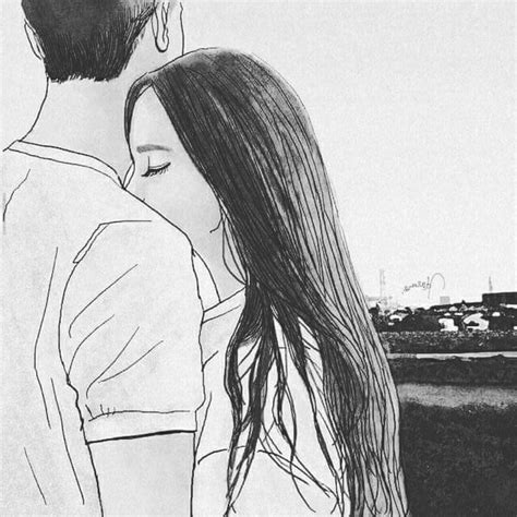 Pin By Miry On ♡coppia♡ Love Drawings Couple Romantic Drawing Cute