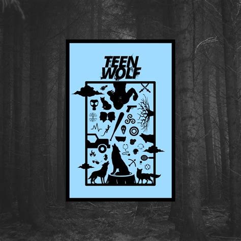 Teen Wolf Poster-tv Show Poster-movie Poster-printable-instant Download ...