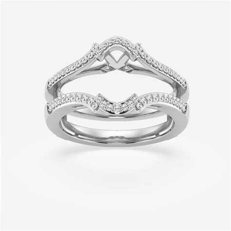 Ctw Round Lab Grown Diamond Crown Ring Enhancer Grownbrilliance