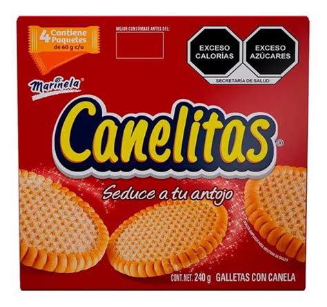 Galleta Canelitas Marinela Piezas G Mercadolibre