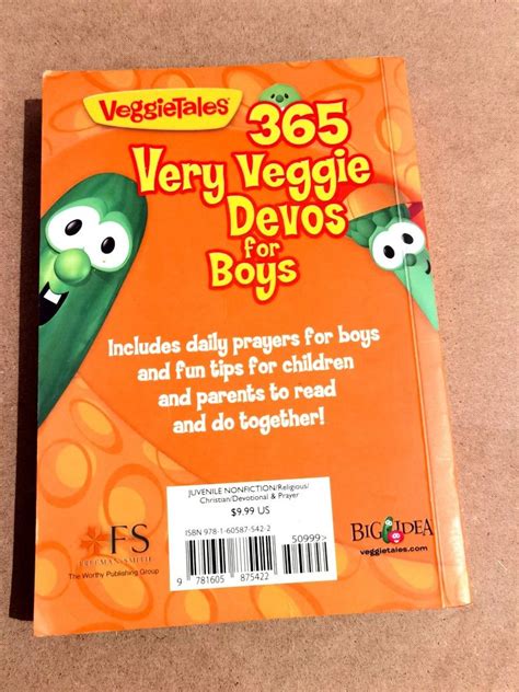 365 Very Veggie Devotions For Boys Book By Veggietales Hobbies And Toys Books And Magazines