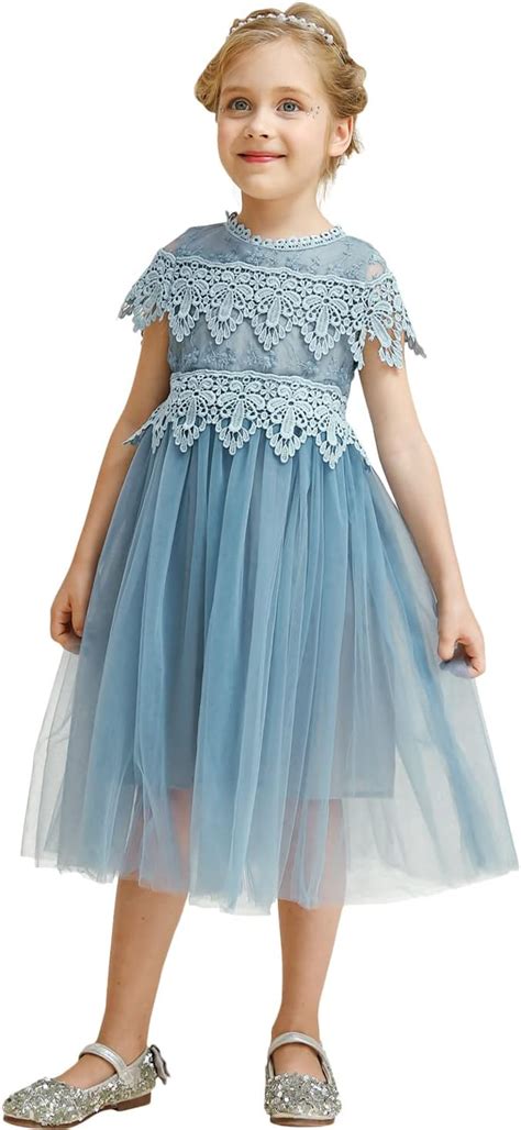 NNJXD Mädchen Tutu Blütenblätter Schleife Brautkleid für Kleinkind