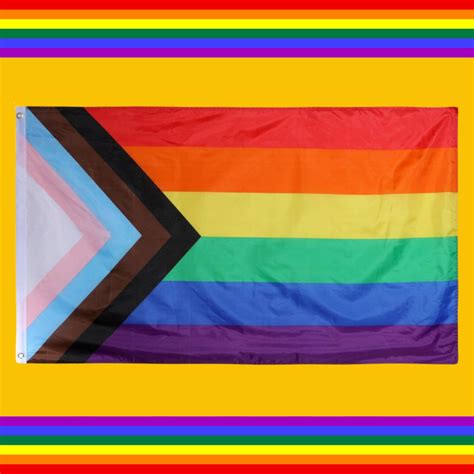 Progressive Pride Flag (5ft x 3ft) - Glowtopia