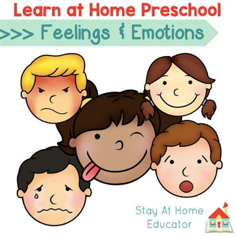 Free Feelings And Emotions Preschool Lesson Plans Stay At Home Educator