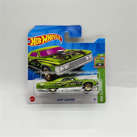 Layin Lowrider Hot Wheels Slammed Edition Iconic American Car With