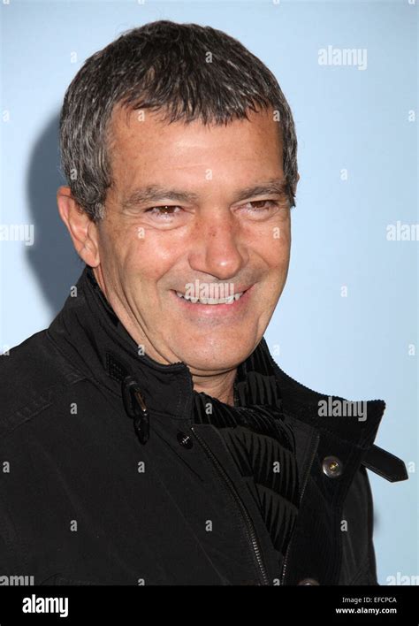 New York New York Usa 30th Jan 2015 Actor Antonio Banderas Attends