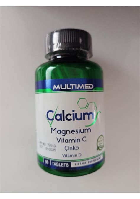 Multimed Calcium Magnesium Tablet Fiyatlar Ve Zellikleri