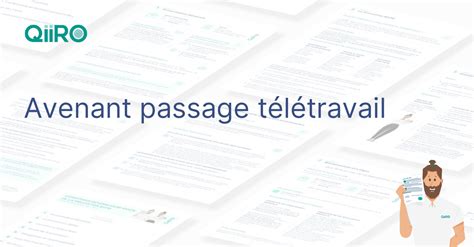 Avenant Passage T L Travail Mod Le T L Charger