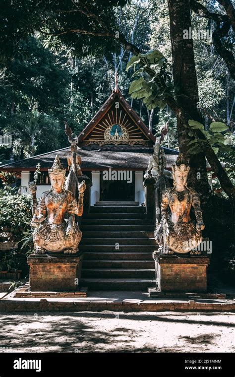 Wat Pha Lat Or Wat Palad Old Temple In Jungle Chiang Mai Thailand