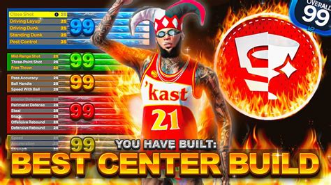 Best Overpowered Center Build In Nba K This Is The Best Build On