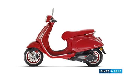 Vespa Elettrica Red Km H Electric Scooter Price Specs And Features