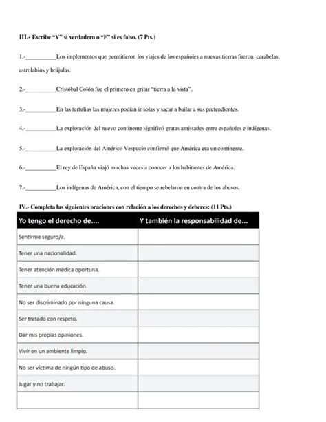 Prueba De Ciencias Sociales 6 Básico Profe Social