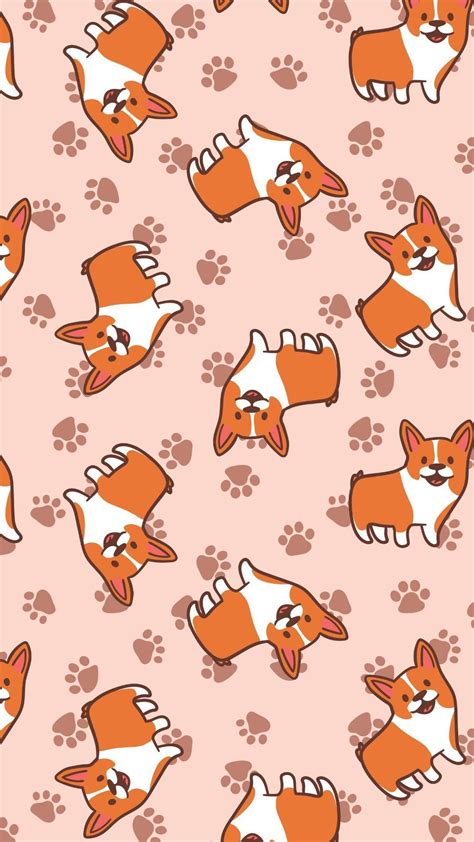 Cute Cartoon Corgi Wallpapers - Wallpaper Cave