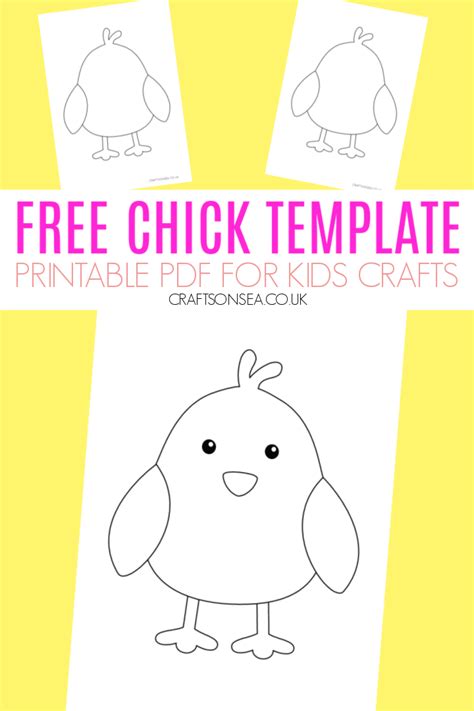 Free Printable Easter Chick Template Coloring Pages Artofit