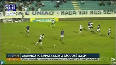 Meio Dia Paraná Maringá Maringá FC empata fora de casa pela Série D