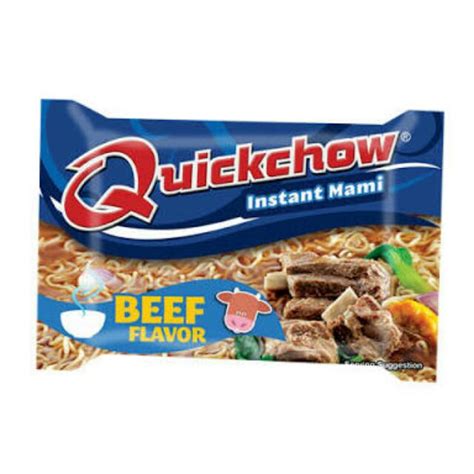 Quick Chow Instant Mami Beef Noodles 55g Iloilo Supermart Online